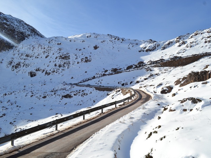 bealach na ba in the snow
