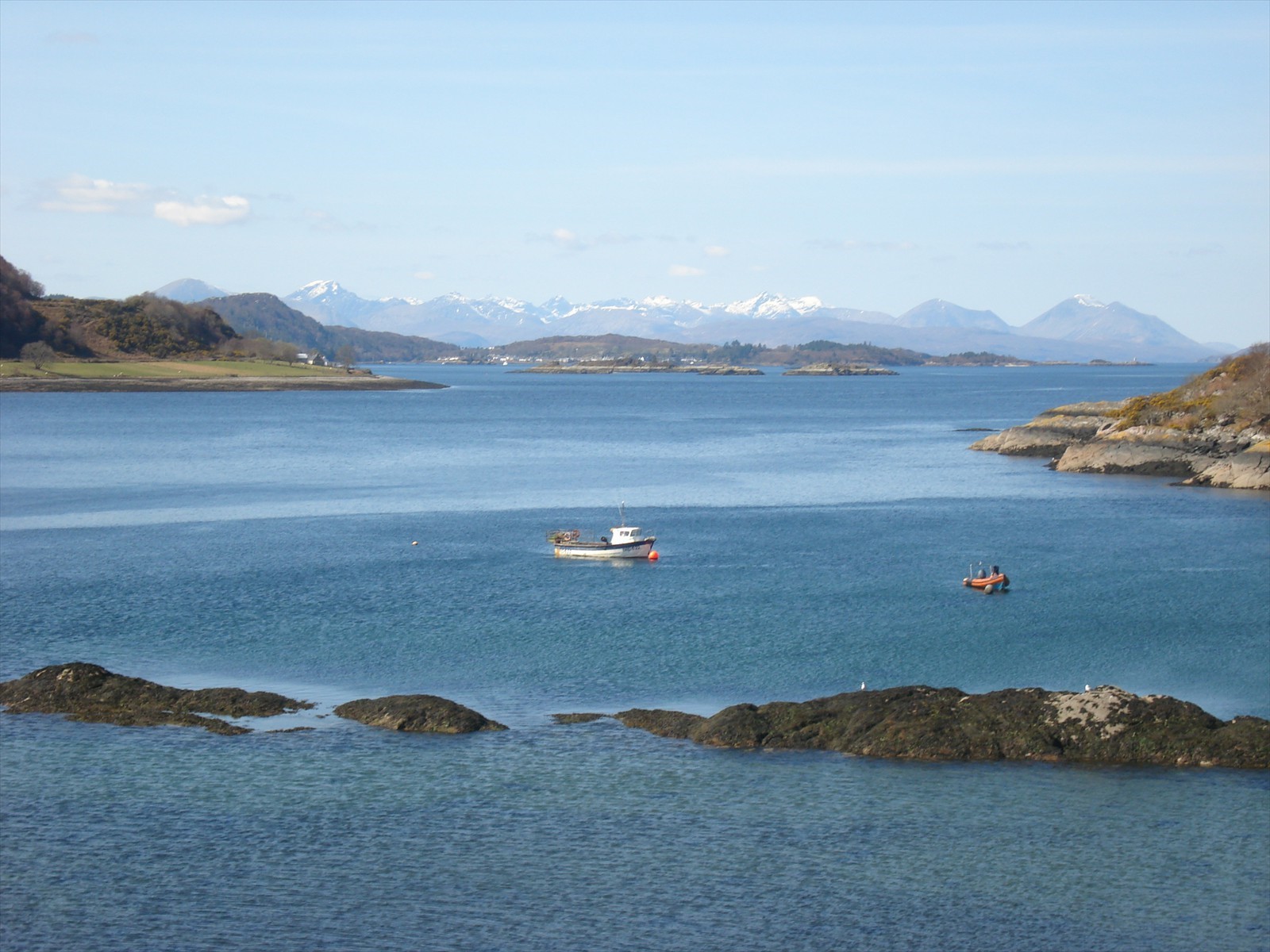 loch carron looking over to skye and plockton from strome